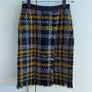 ERDEM x H&M tweed skirt, size 2, NEW
